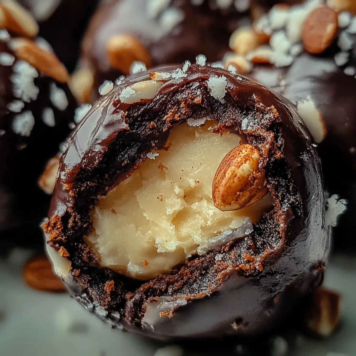 Chocolate Ricotta Fudgy Truffles