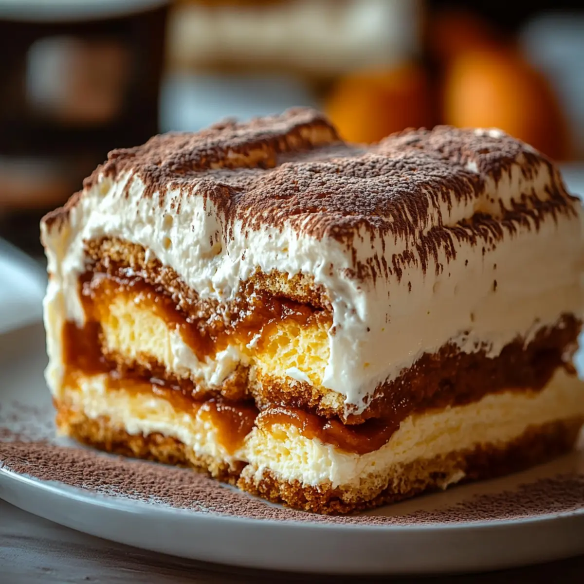 Creamy Pumpkin Tiramisu