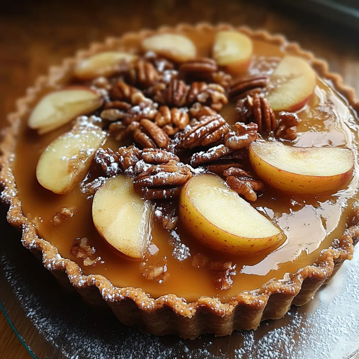 Gluten Free Caramel Apple Tart