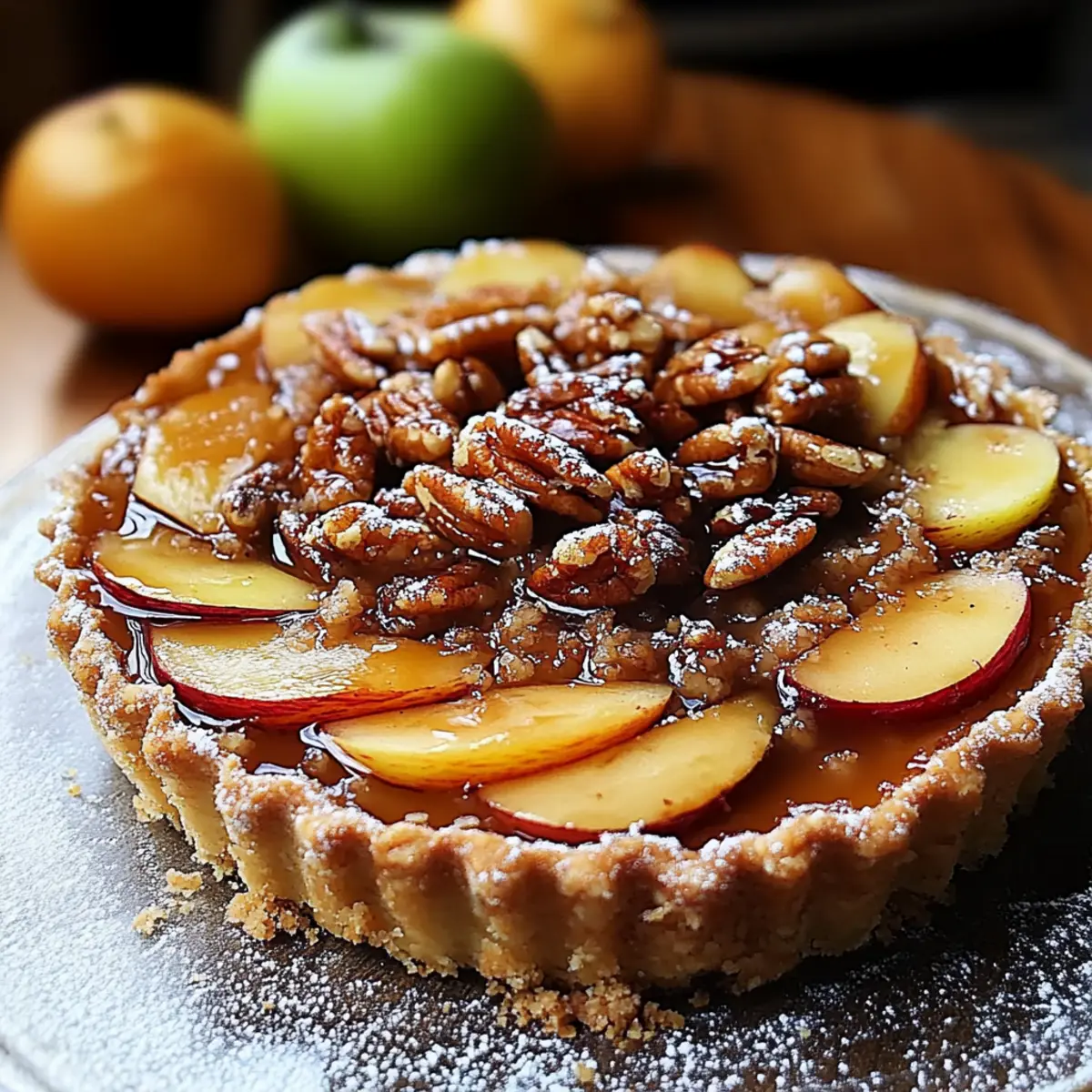 Gluten Free Caramel Apple Tart