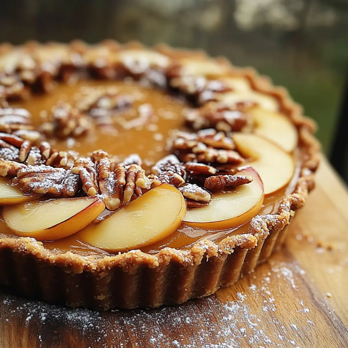 Gluten Free Caramel Apple Tart