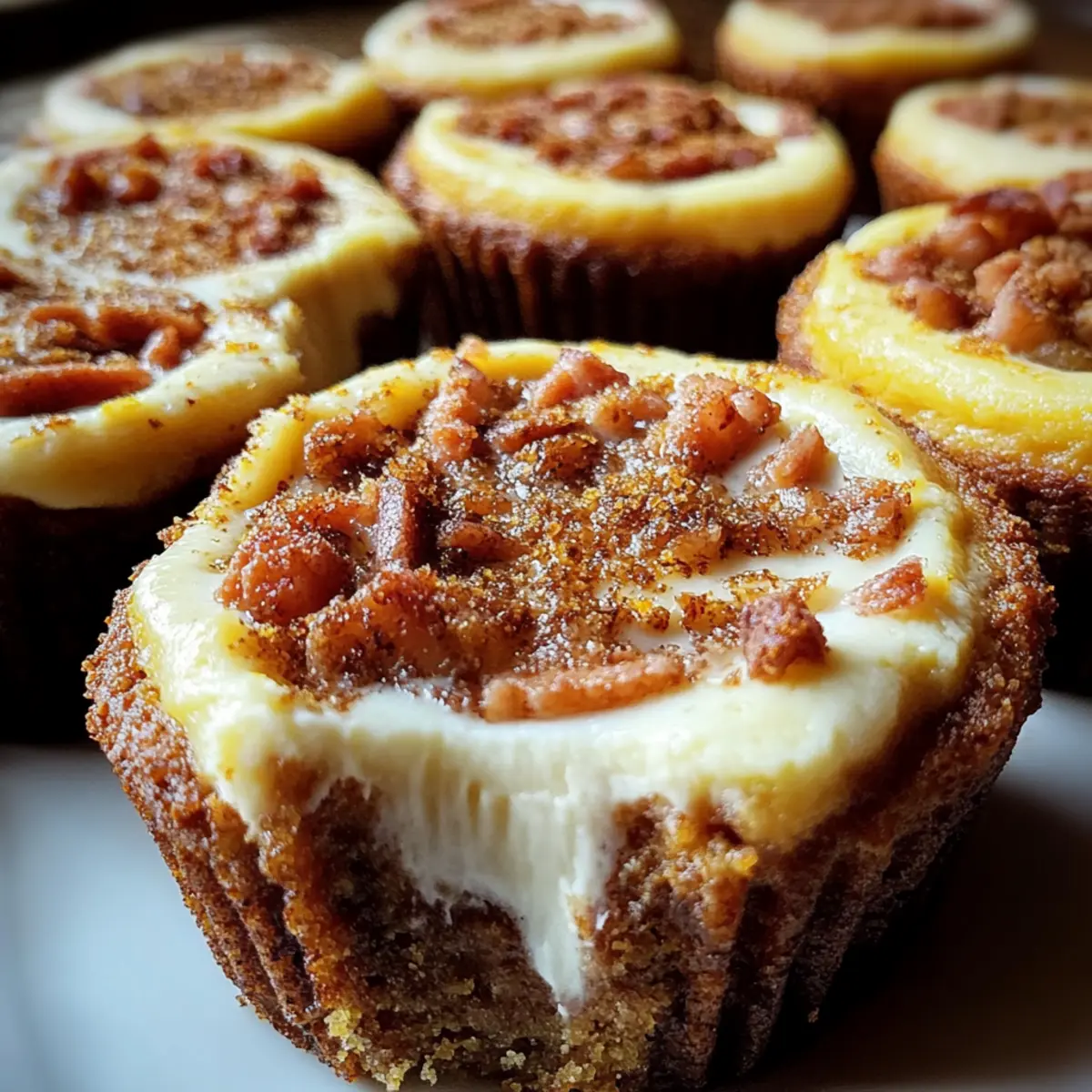 Keto Pumpkin Cheesecake Muffin Bites