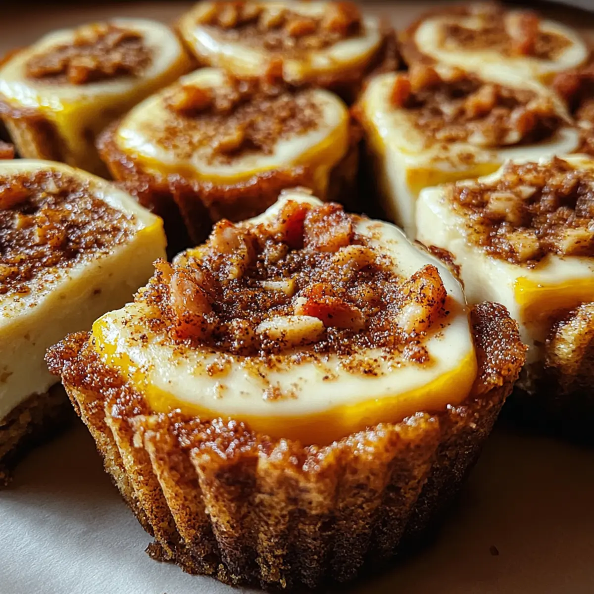 Keto Pumpkin Cheesecake Muffin Bites