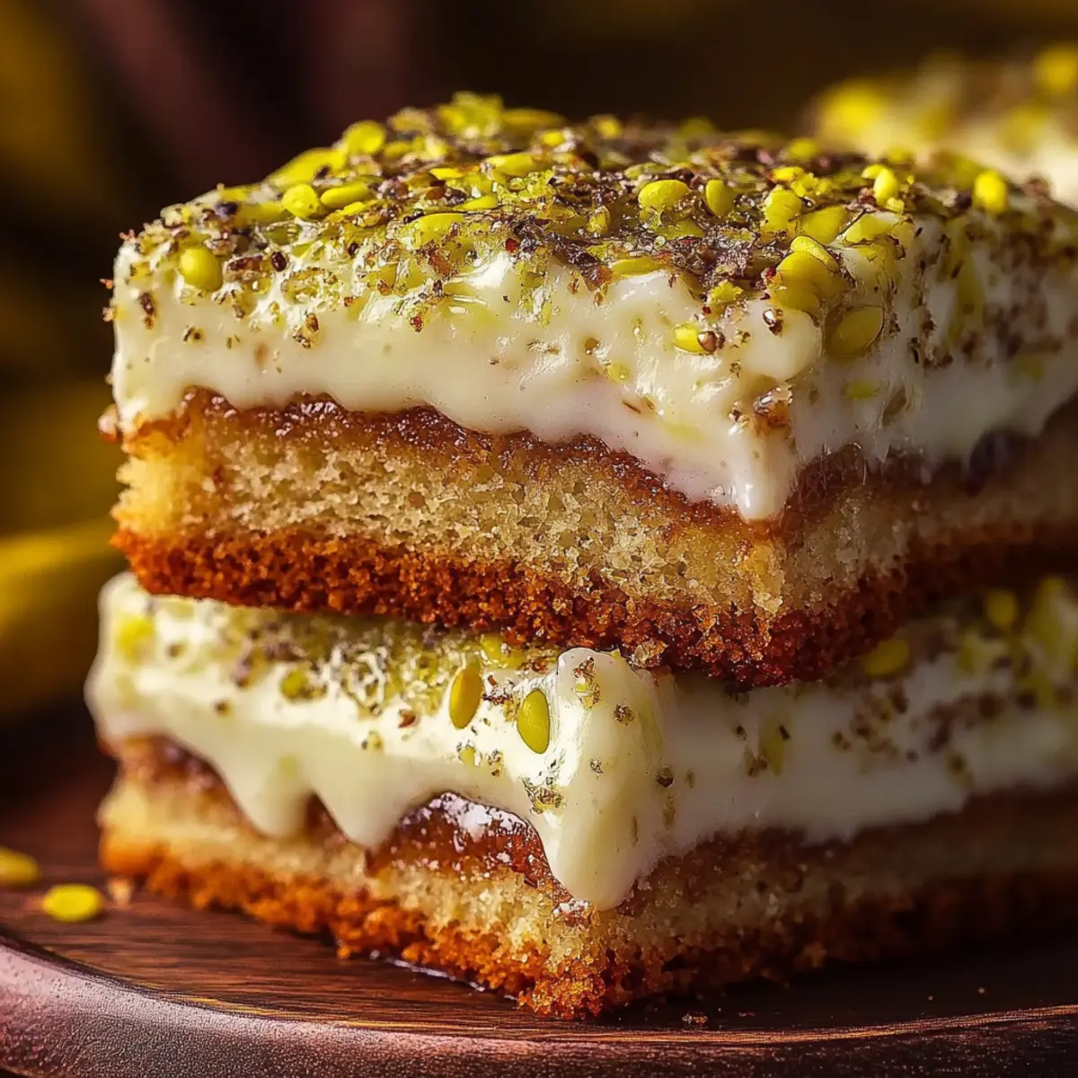Lemon Pistachio Milk Cake