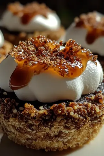 Mini Individual Pumpkin S'mores Pie Cups