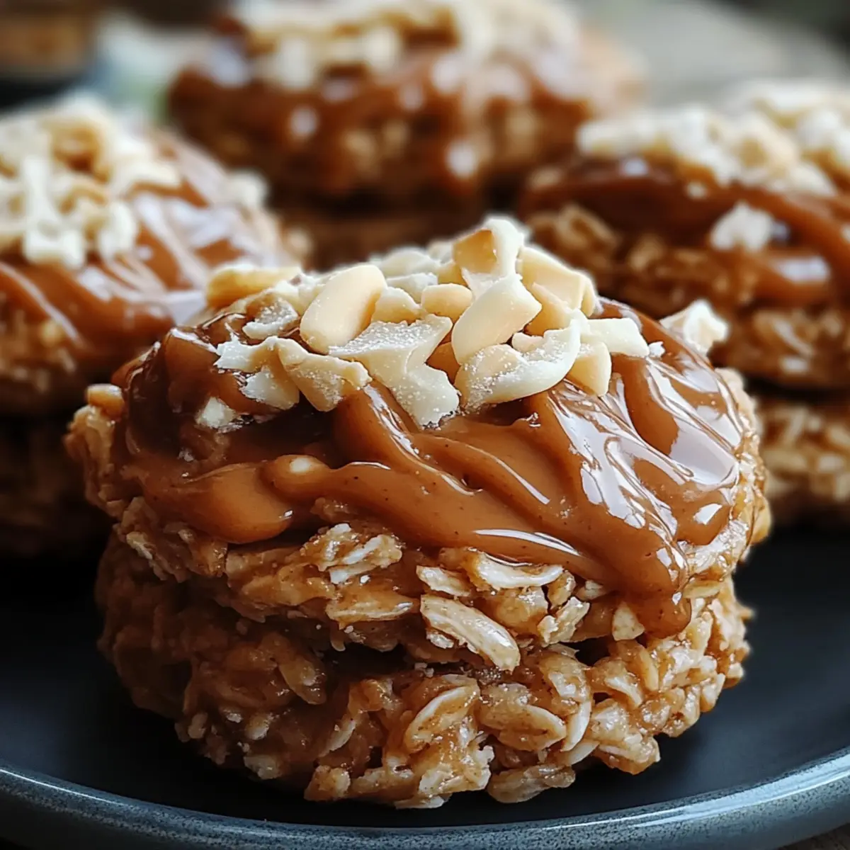 No-Bake Peanut Butter Oatmeal Sandwich Cookies