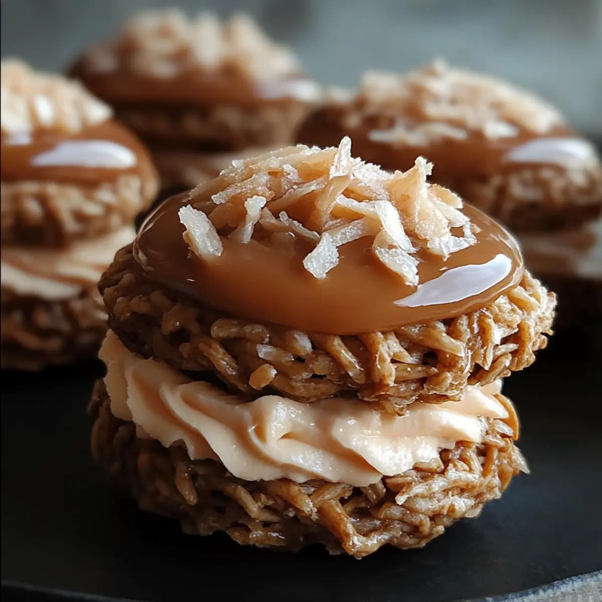 No-Bake Peanut Butter Oatmeal Sandwich Cookies