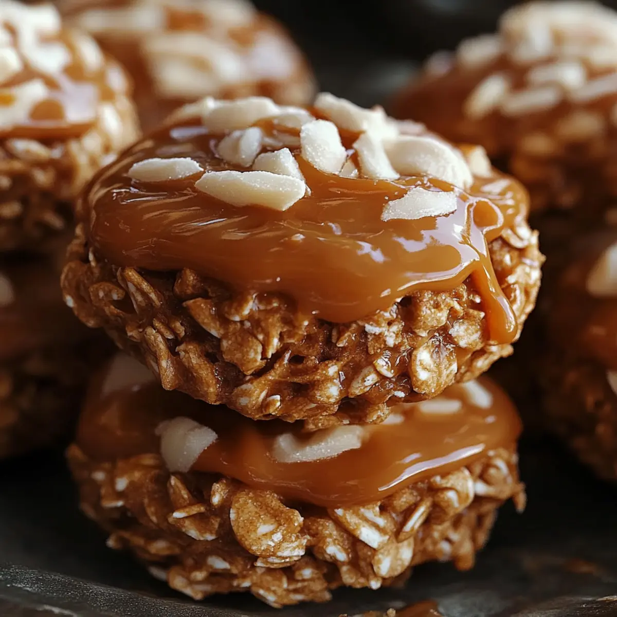 No-Bake Peanut Butter Oatmeal Sandwich Cookies