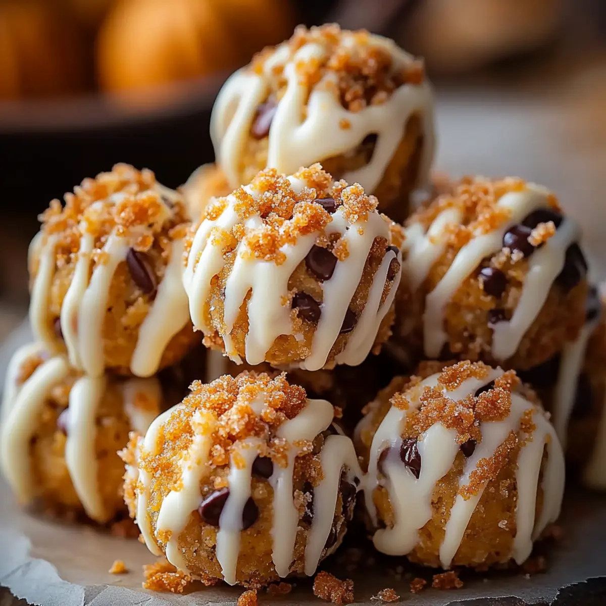 No Bake Pumpkin Cheesecake Balls