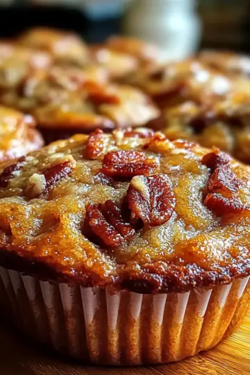 Pecan Pie Brown Sugar Muffins