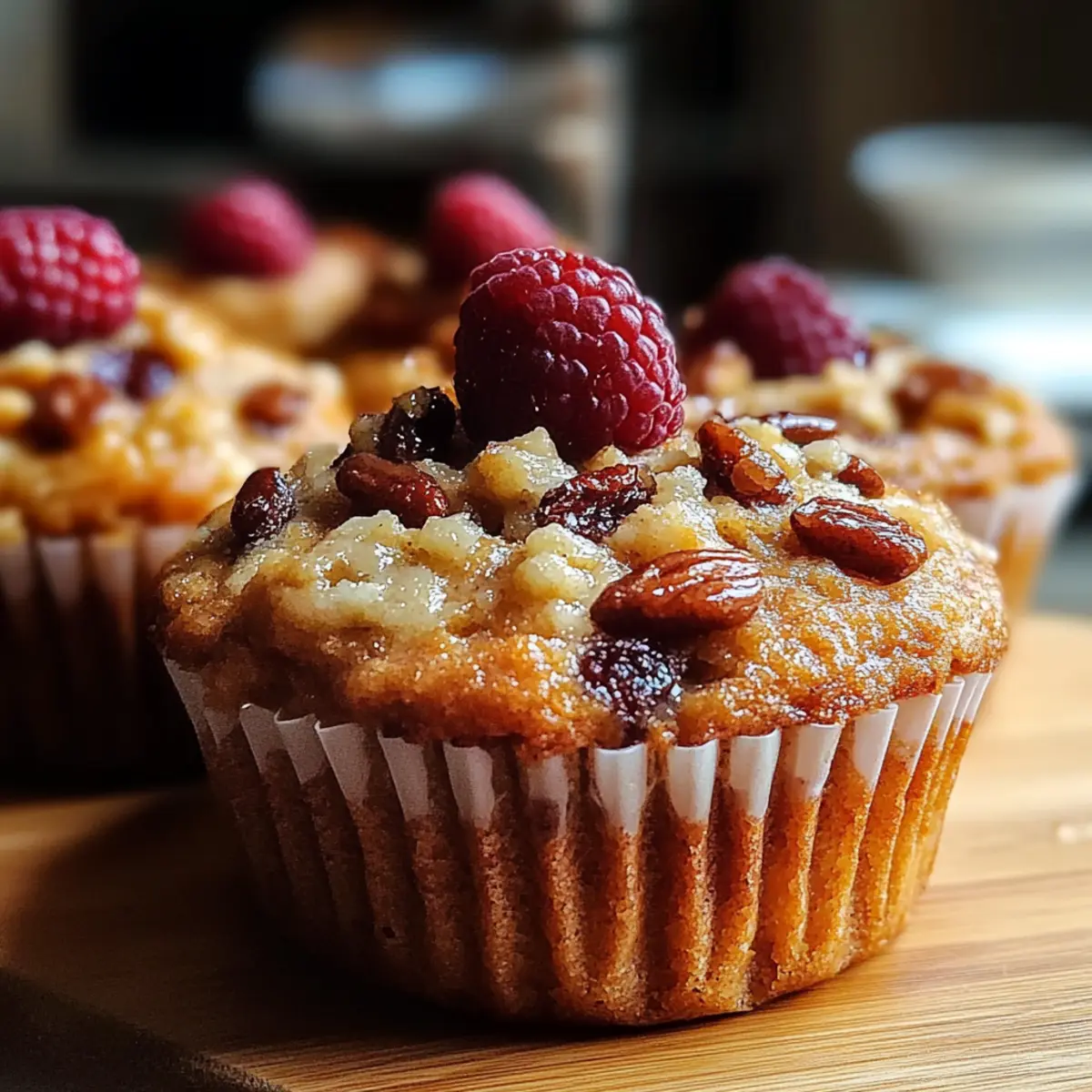 Pecan Pie Brown Sugar Muffins