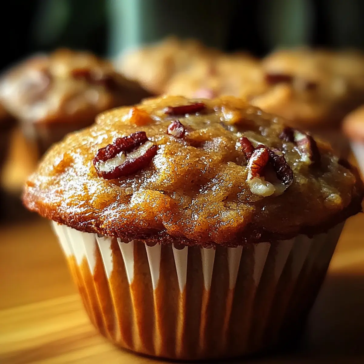 Pecan Pie Brown Sugar Muffins