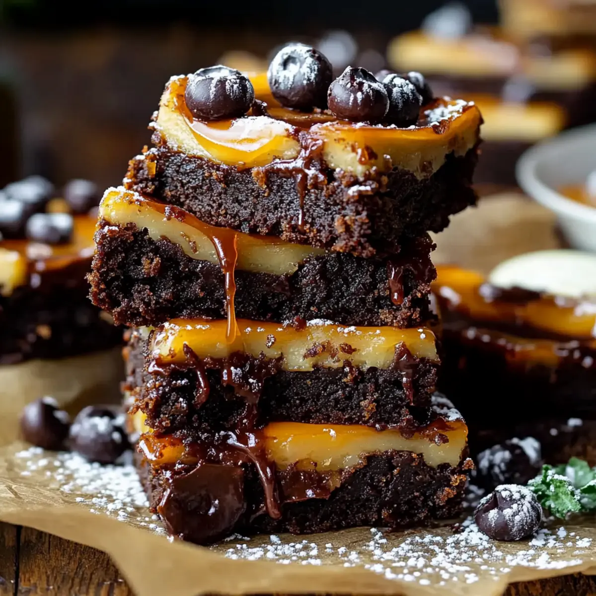 Salted Caramel Pretzel Brownies