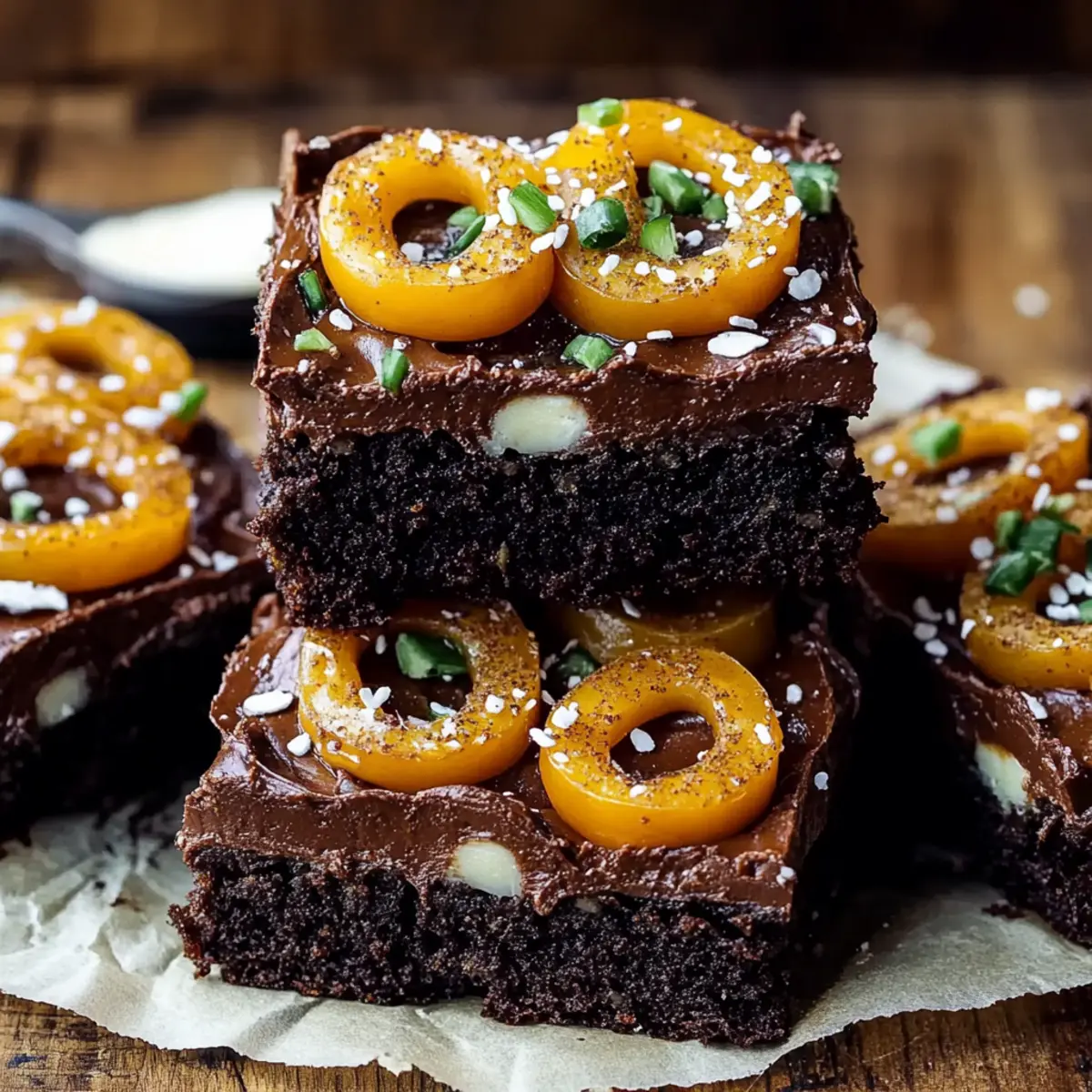 Salted Caramel Pretzel Brownies