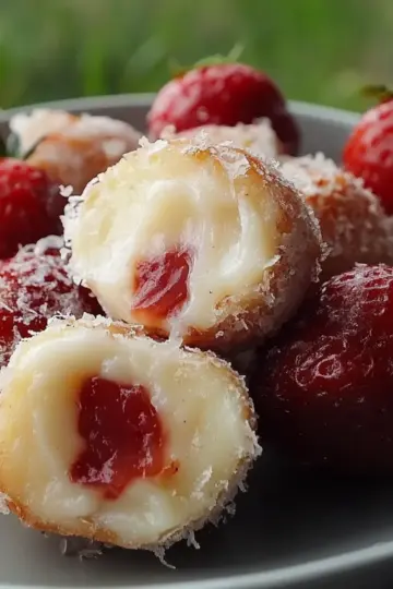 Traditional Polish Strawberry Knedle