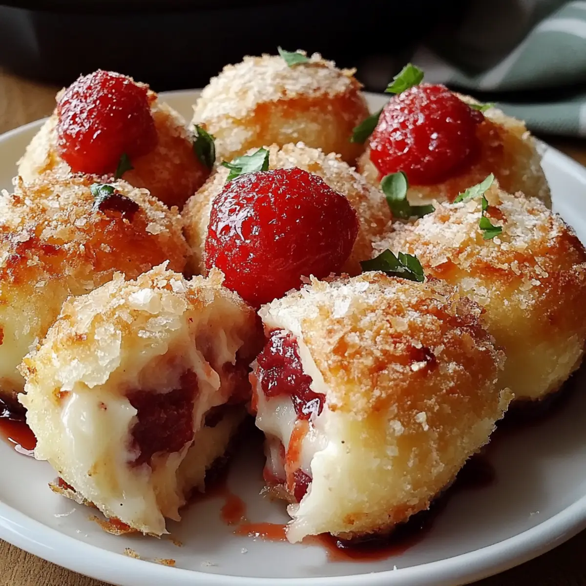Traditional Polish Strawberry Knedle