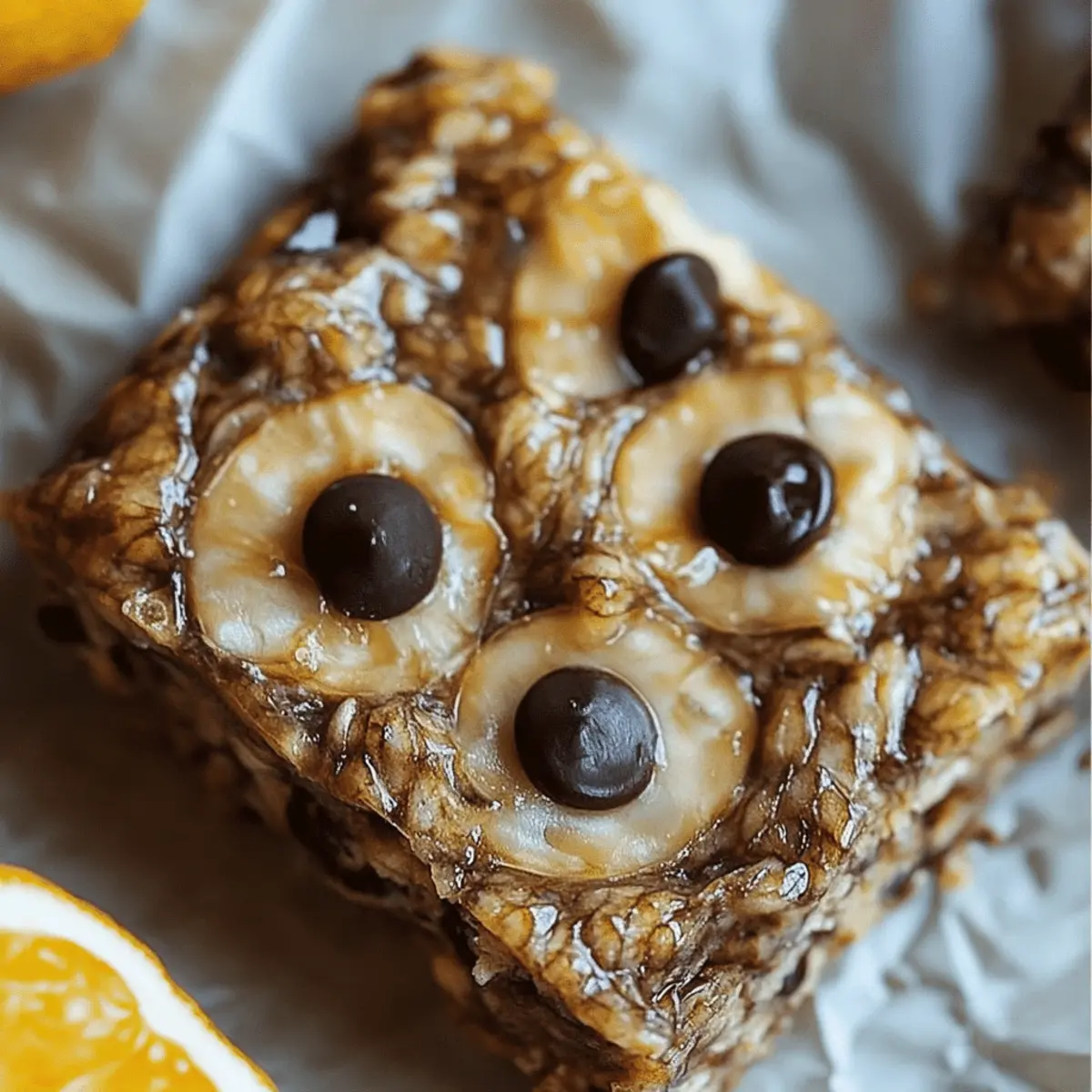 Banana Oatmeal Bars