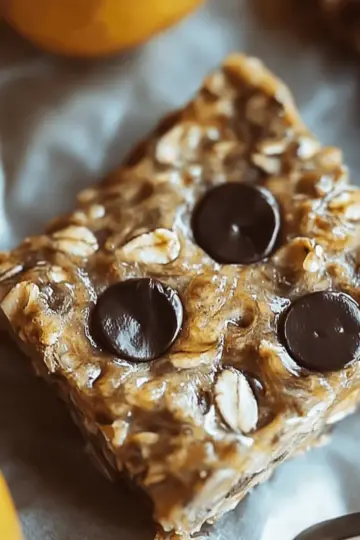 Banana Oatmeal Bars
