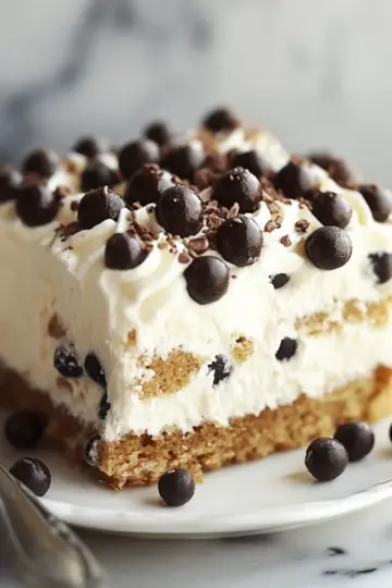 Cannoli Poke Cake