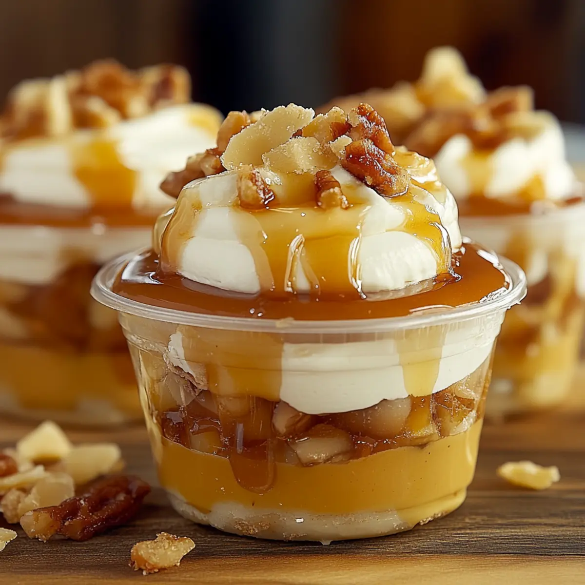 Caramel Apple Dessert Cups