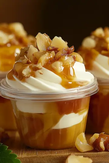 Caramel Apple Dessert Cups