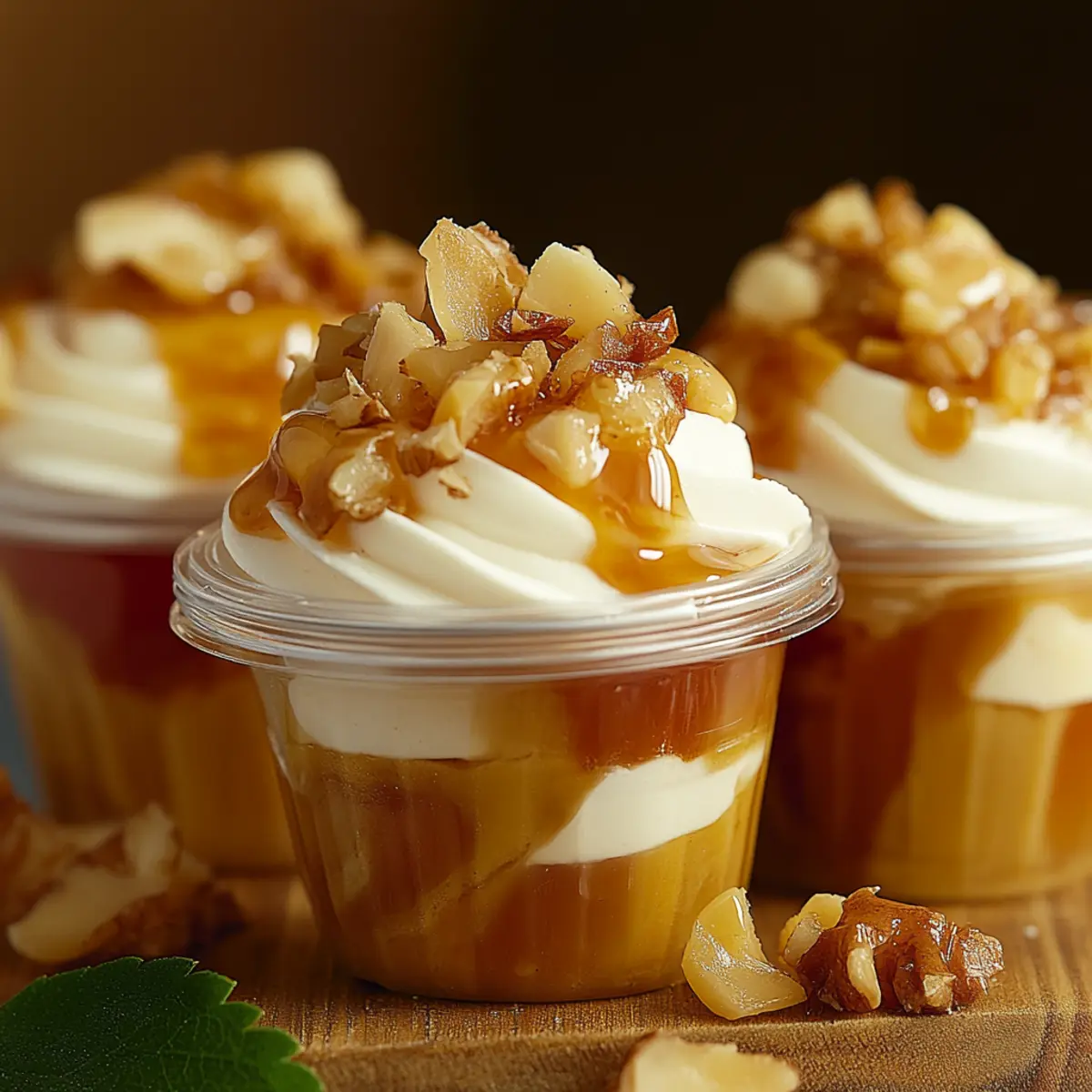 Caramel Apple Dessert Cups