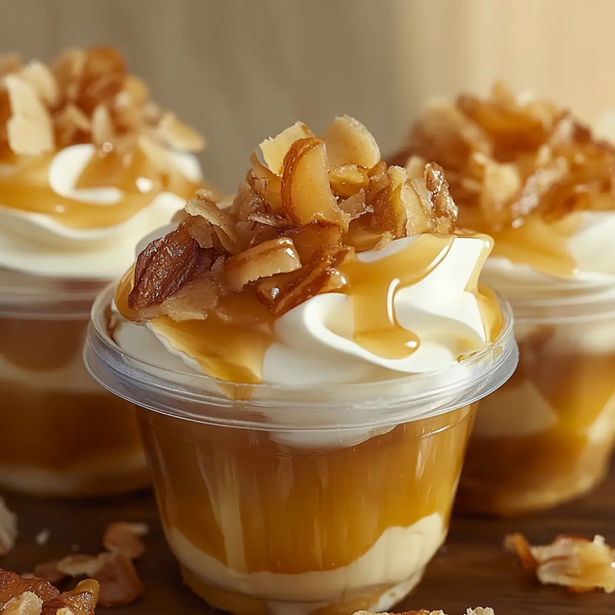 Caramel Apple Dessert Cups