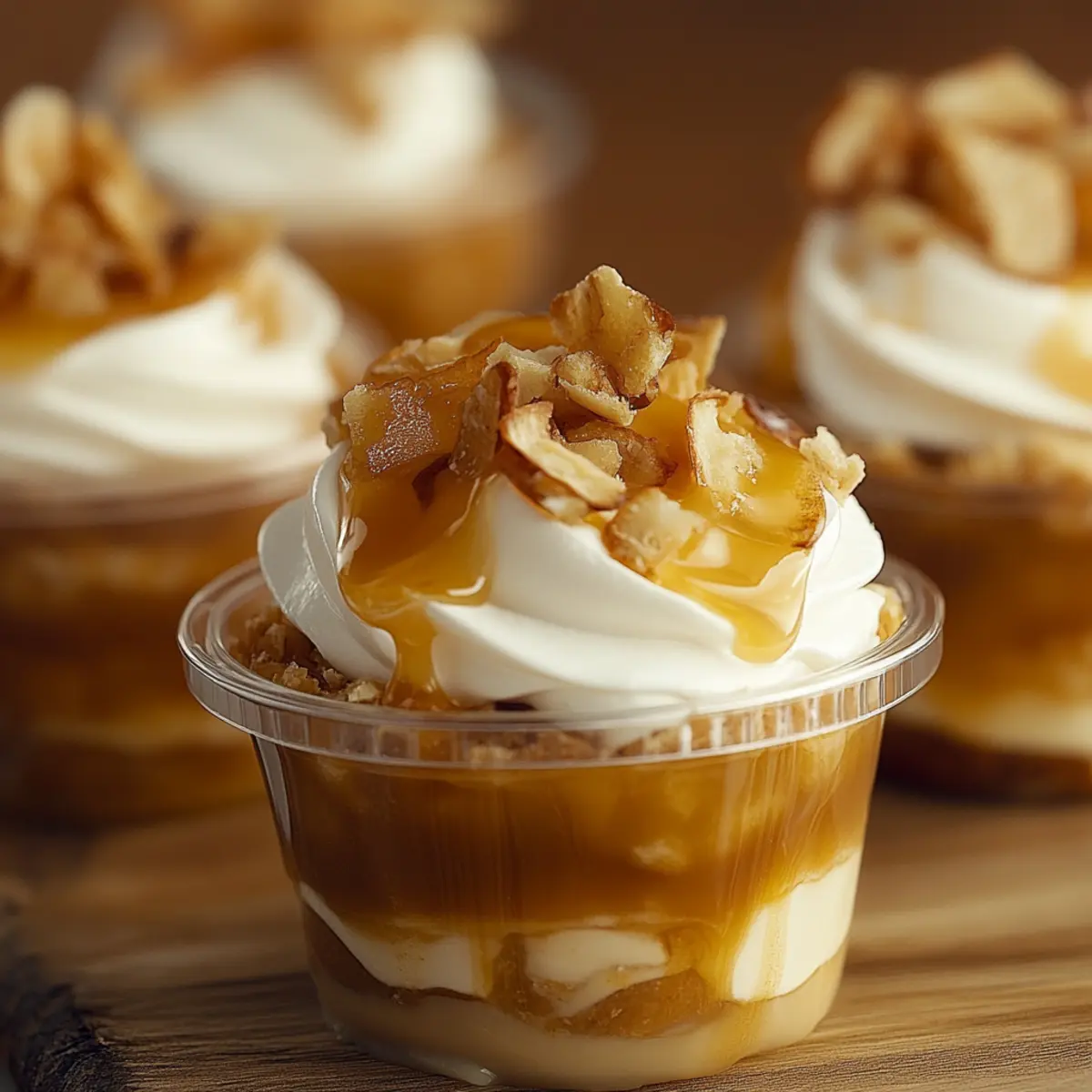 Caramel Apple Dessert Cups