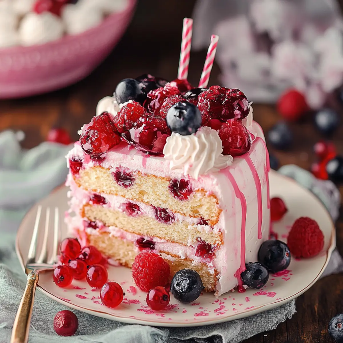 Cherry Chip Cake