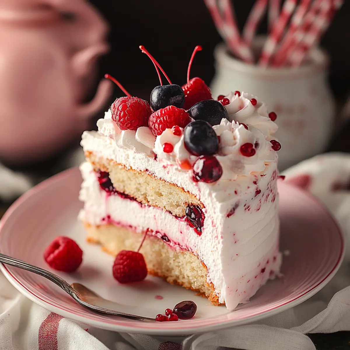 Cherry Chip Cake