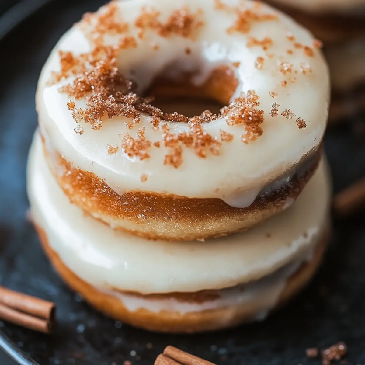 Cinnamon Kissed Cheesecake Donut Cookies