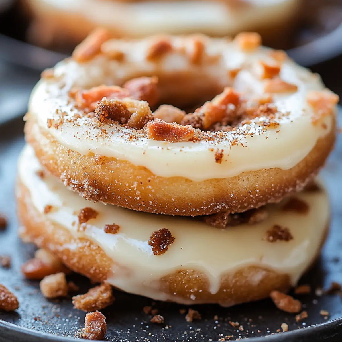 Cinnamon Kissed Cheesecake Donut Cookies