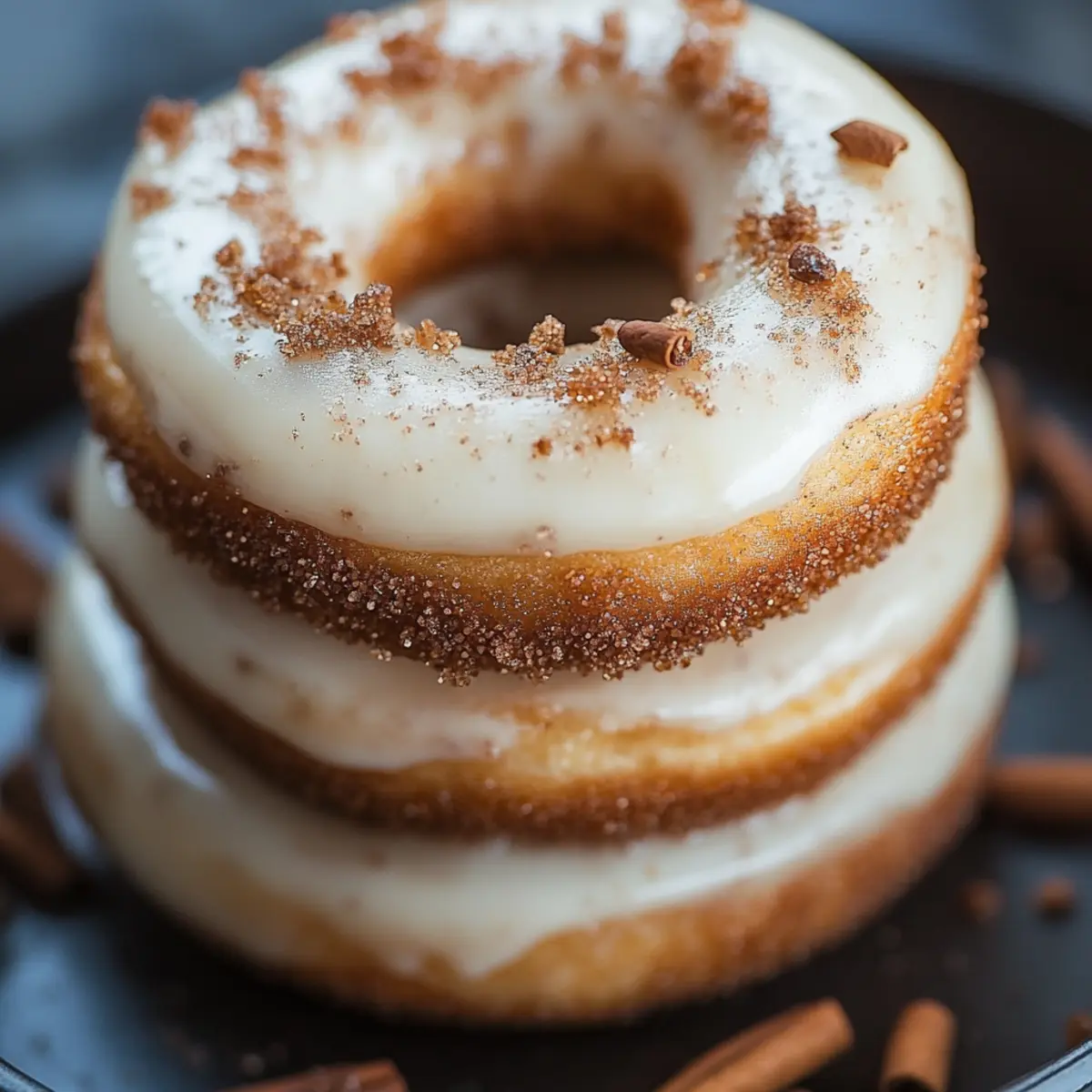 Cinnamon Kissed Cheesecake Donut Cookies