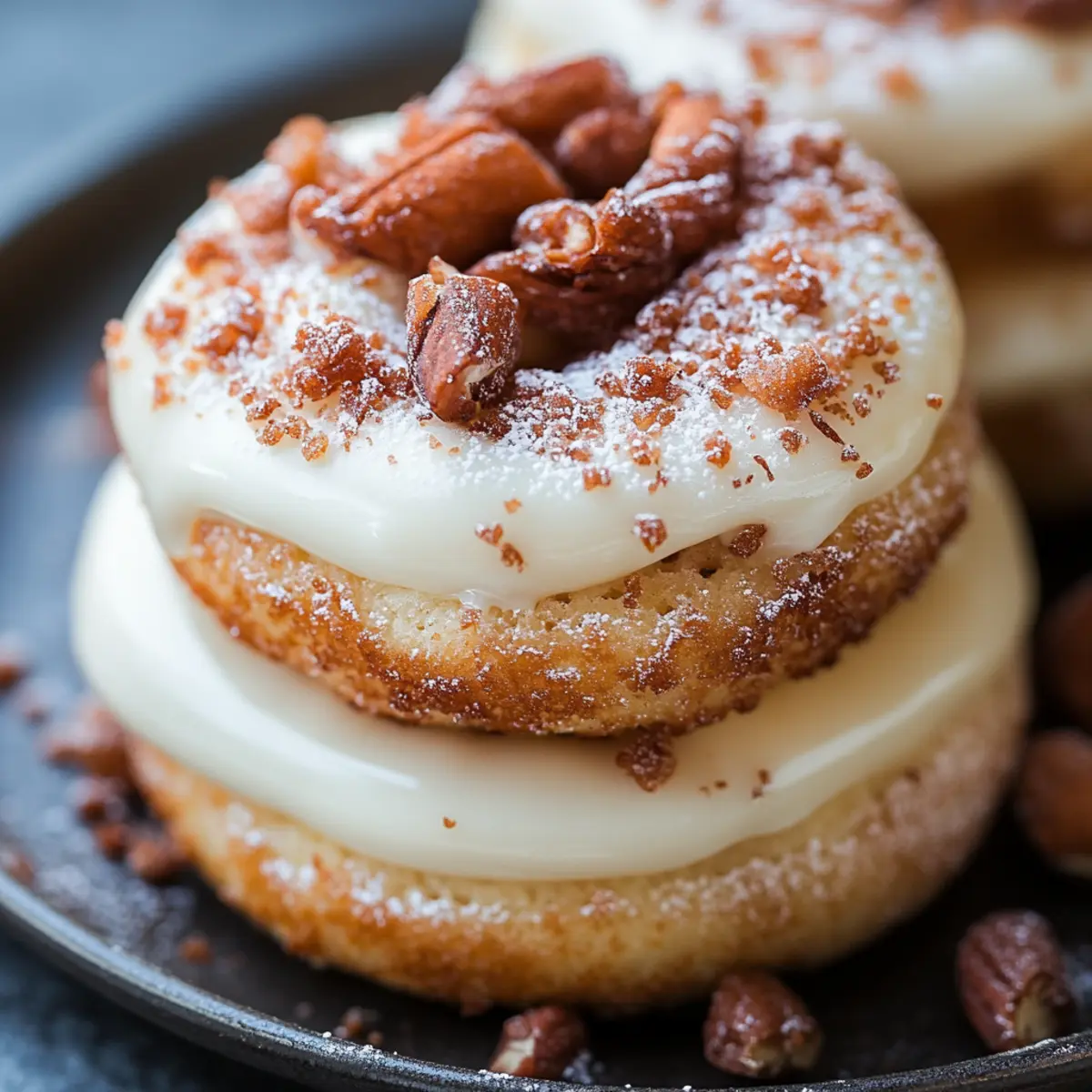 Cinnamon Kissed Cheesecake Donut Cookies