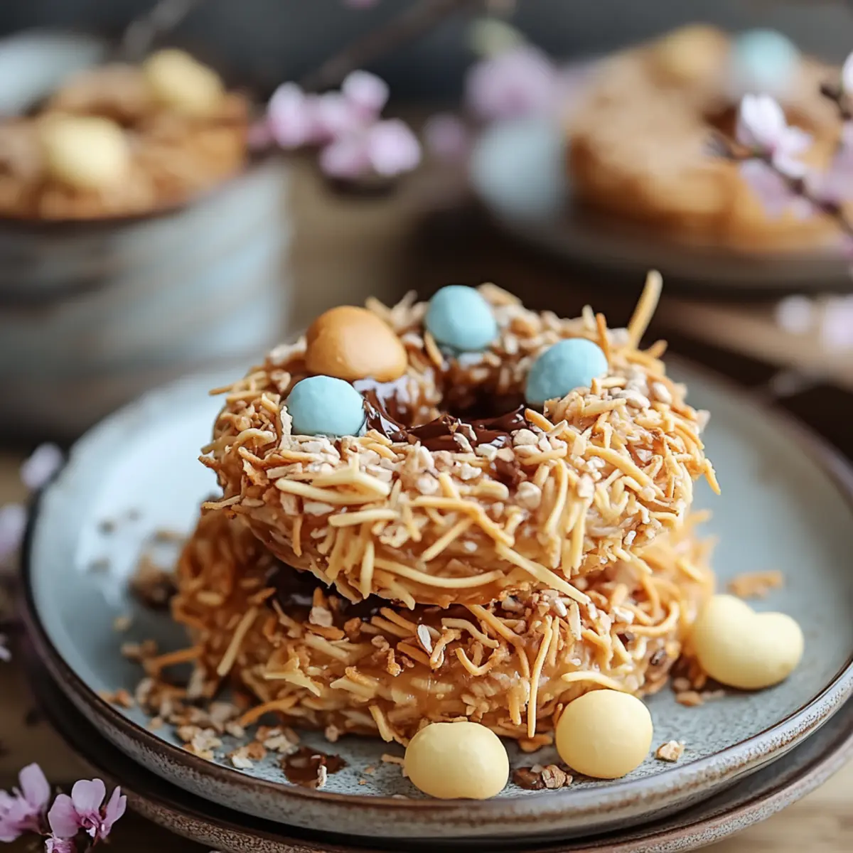 No-Bake Chocolate Bird Nests