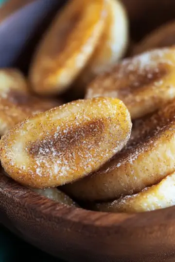 Pan Fried Cinnamon Bananas