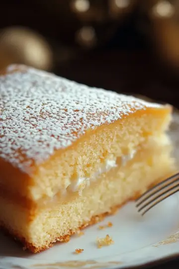 Semolina Cake With Cream