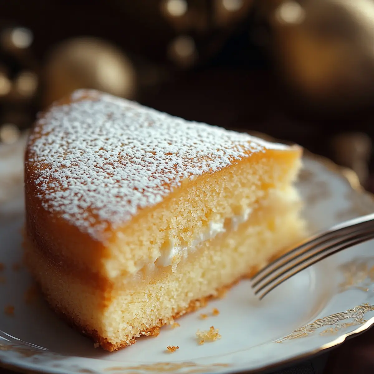 Semolina Cake With Cream