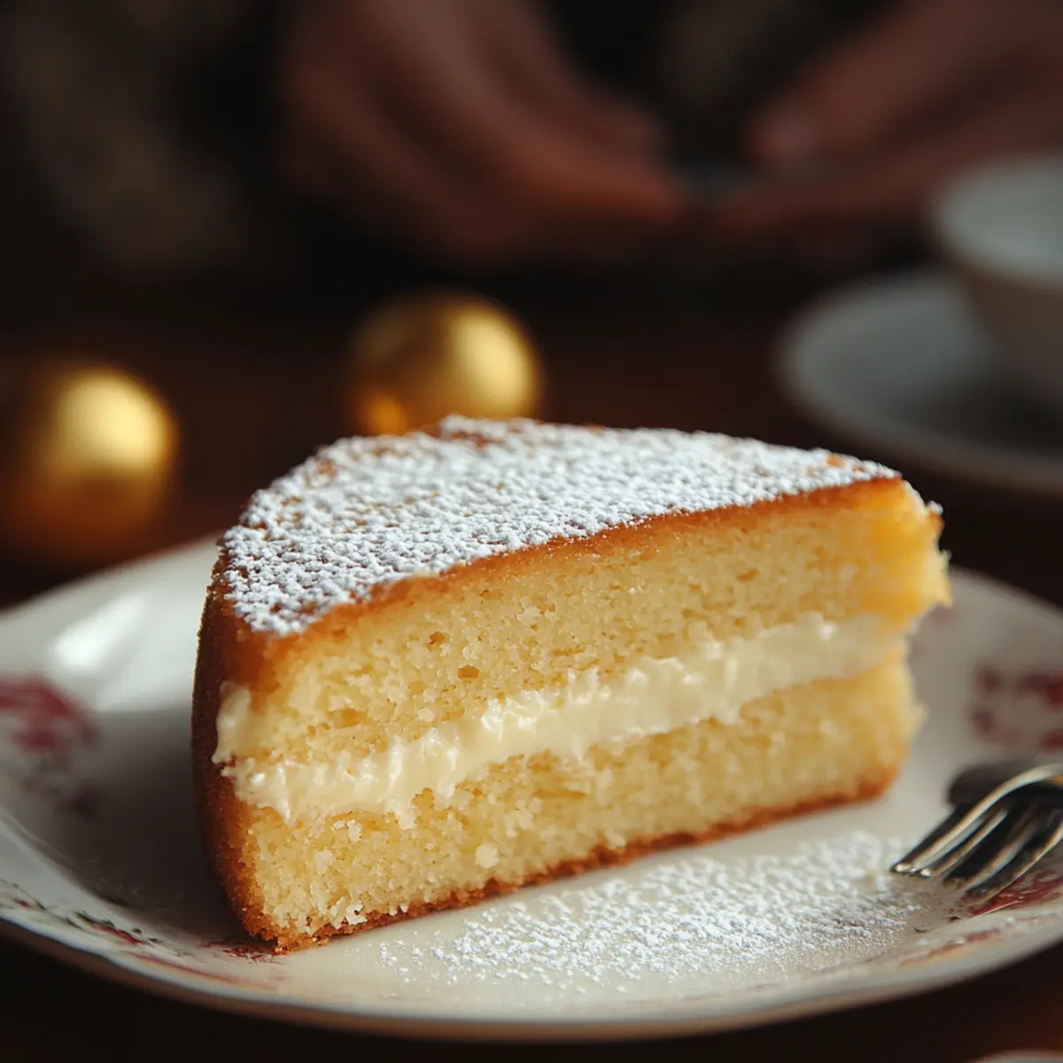 Semolina Cake With Cream