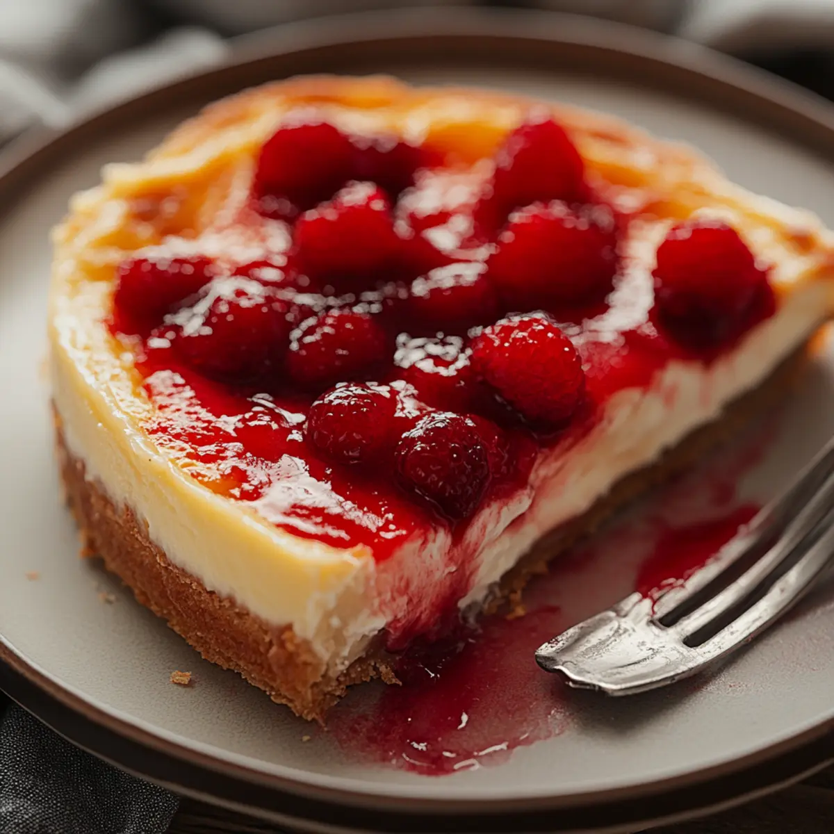 Sweet Fried Cherry Cheesecake