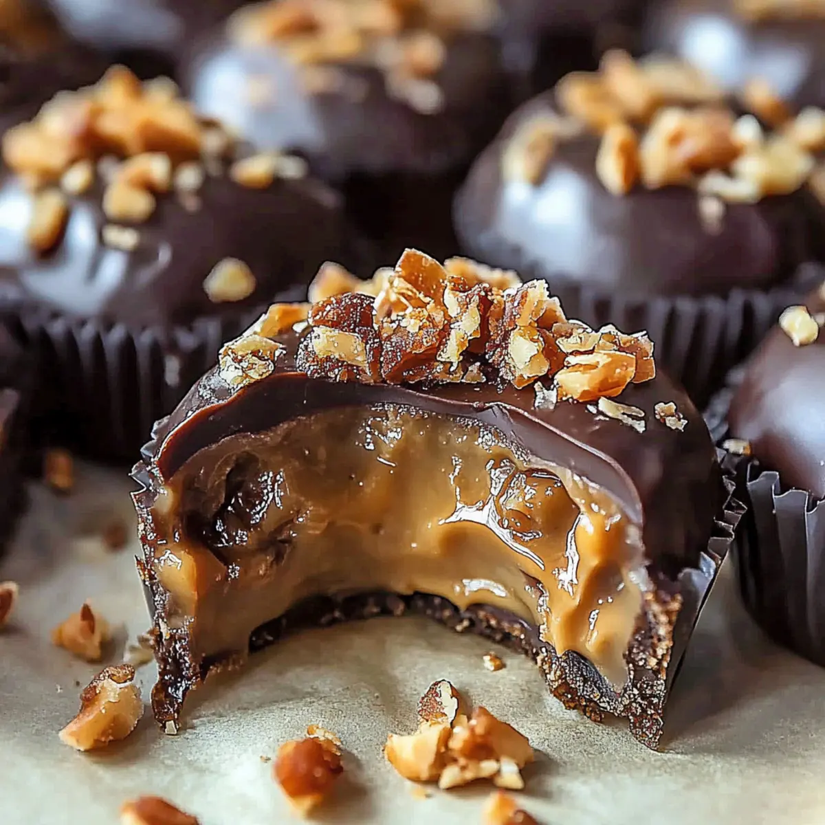 Butterfinger Chocolate Caramel Crunch Truffles