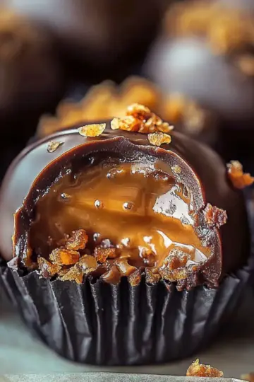 Butterfinger Chocolate Caramel Crunch Truffles