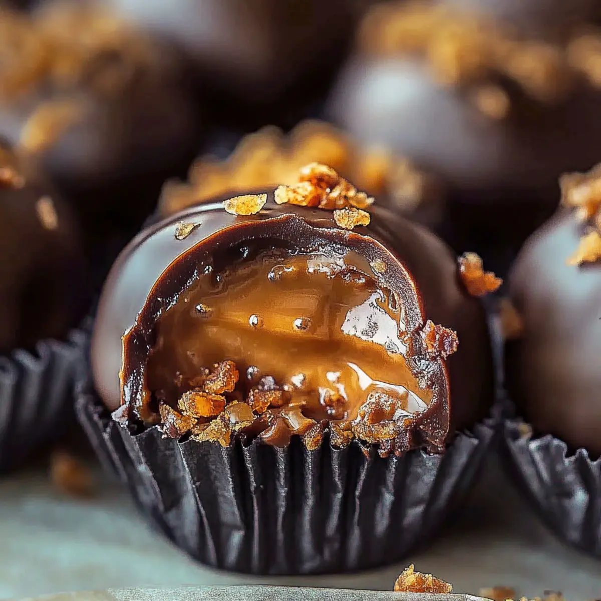 Butterfinger Chocolate Caramel Crunch Truffles