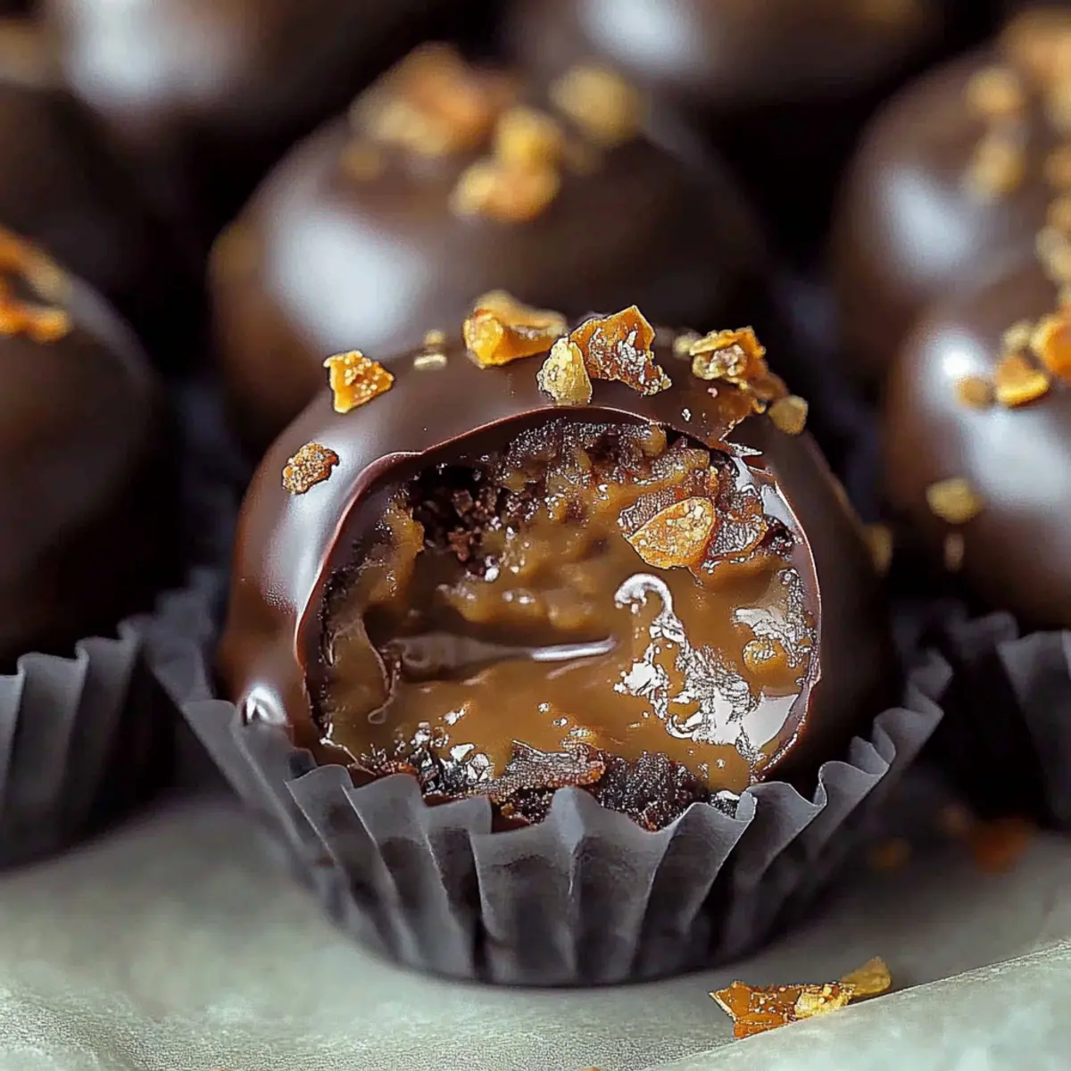 Butterfinger Chocolate Caramel Crunch Truffles