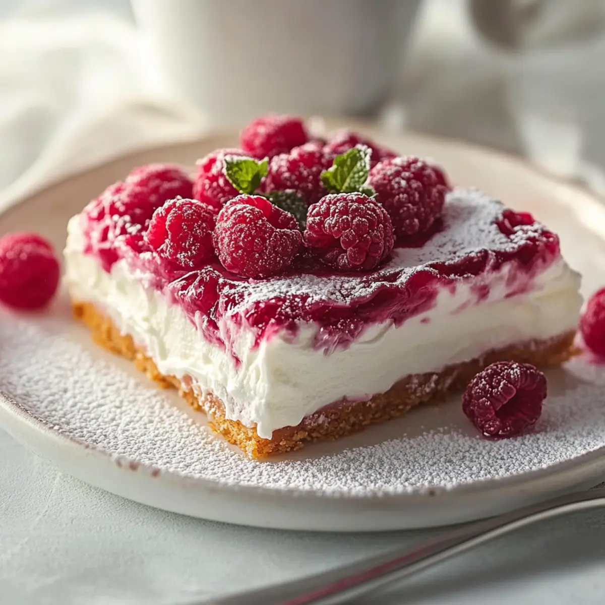 Creamy Raspberry Cheesecake