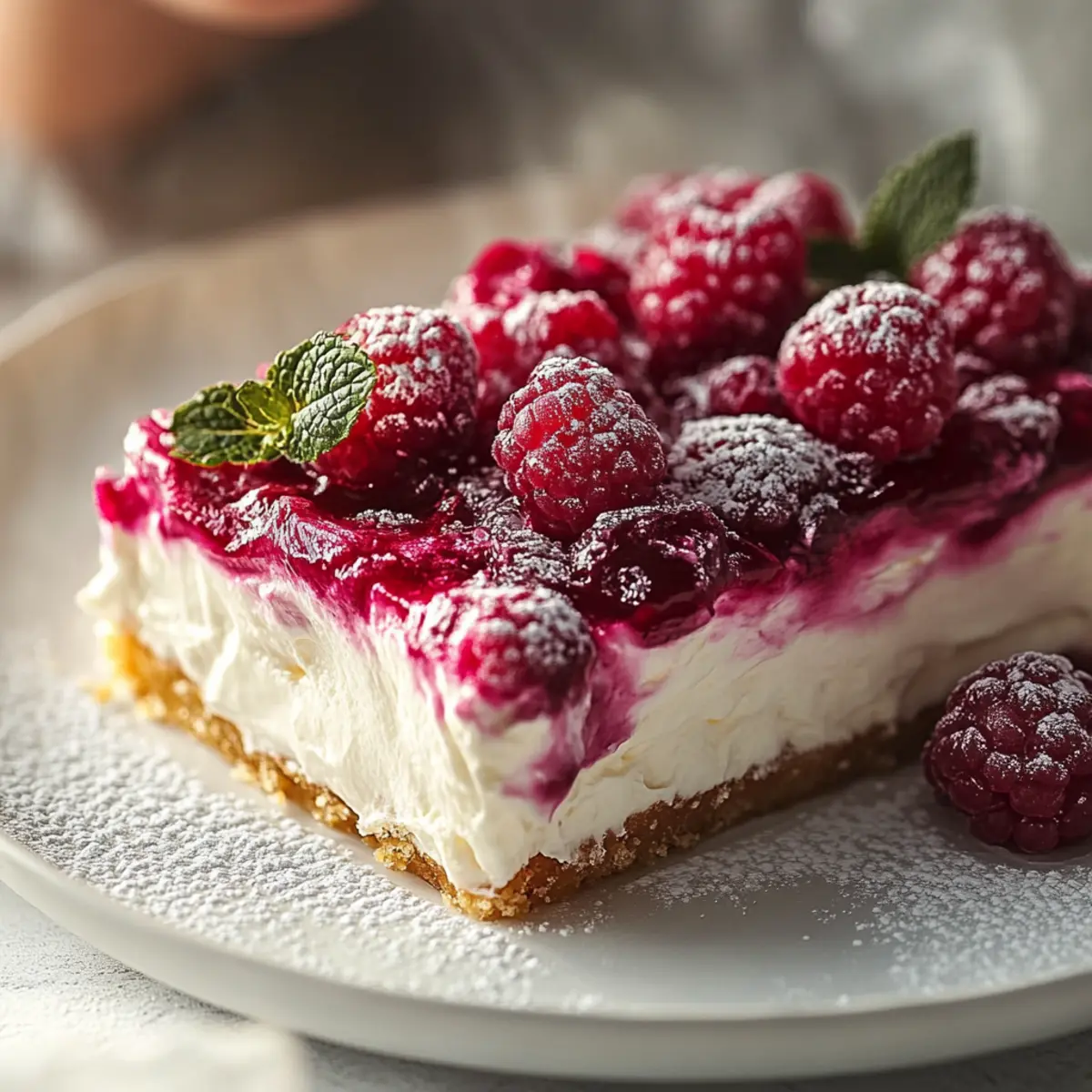 Creamy Raspberry Cheesecake