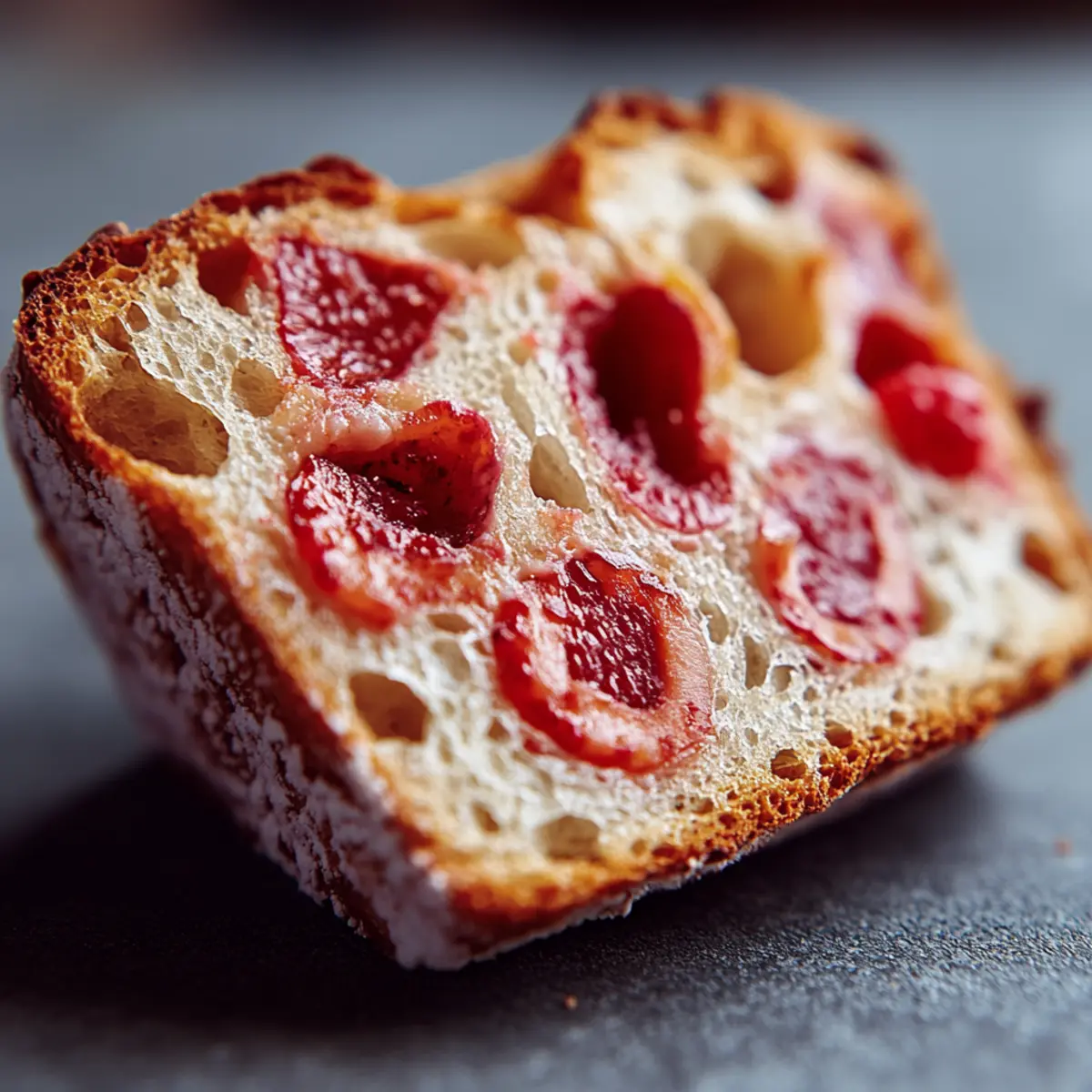 Strawberry Heart Bread