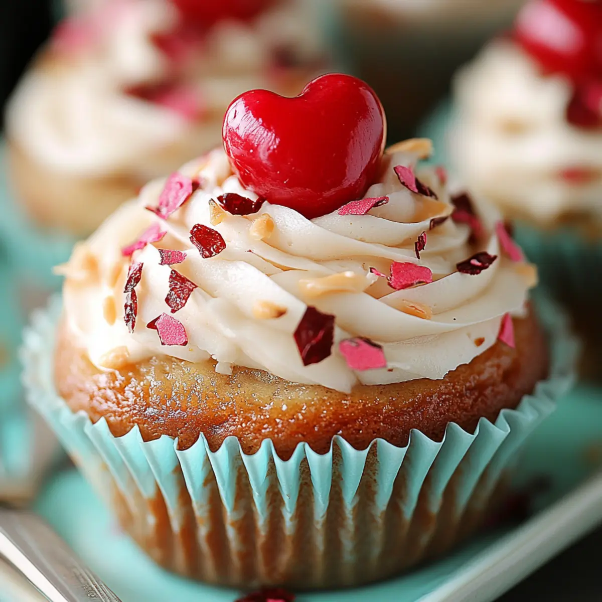 Cherry Almond Cupcakes