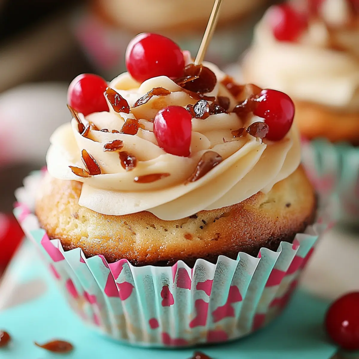 Cherry Almond Cupcakes