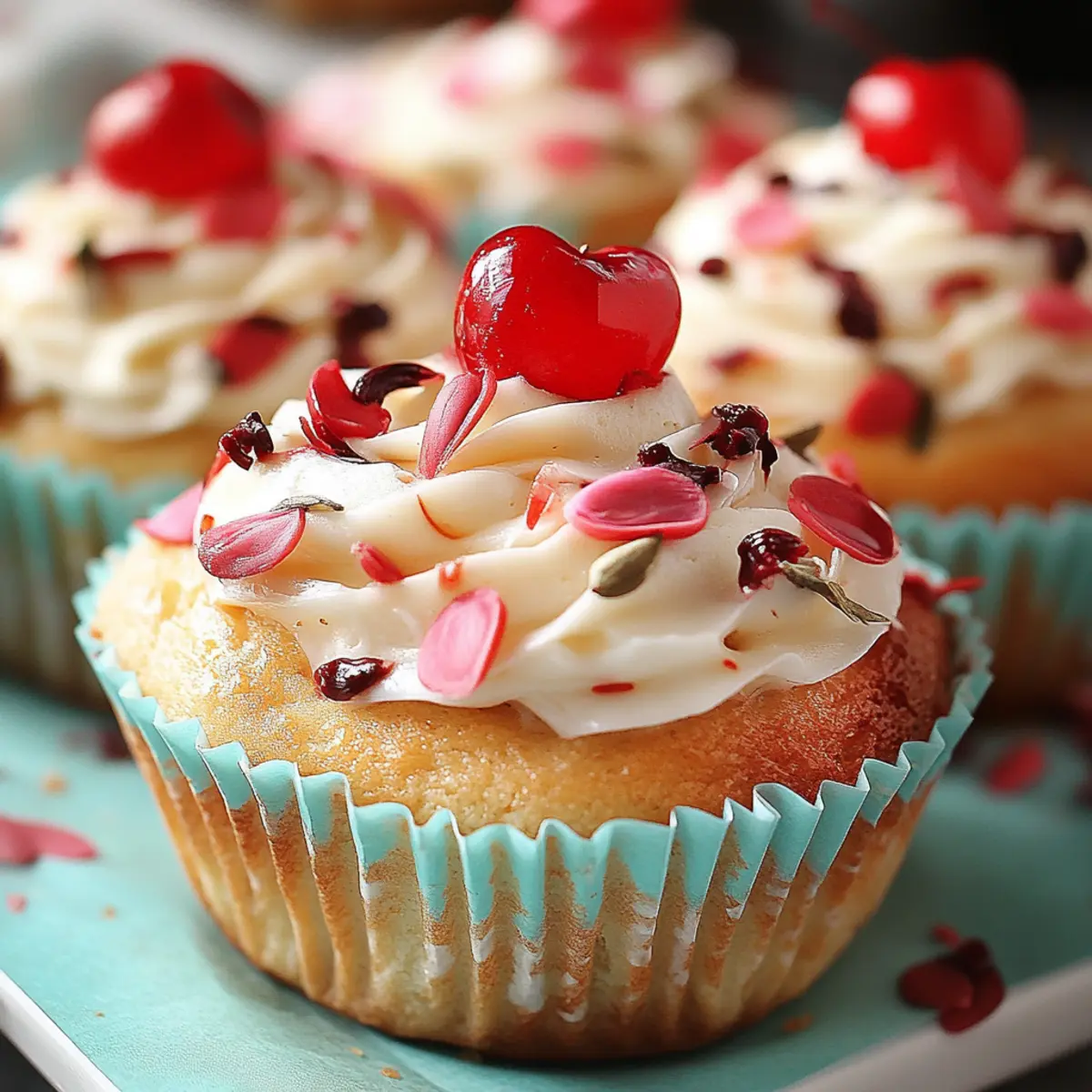 Cherry Almond Cupcakes